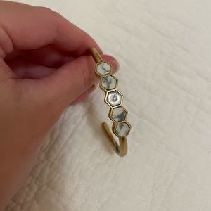 Gold and marble detail bracelet